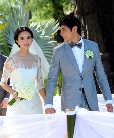 Favorite wedding ceremony locations of Chinese stars
