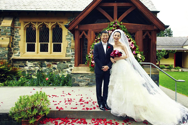 Favorite wedding ceremony locations of Chinese stars