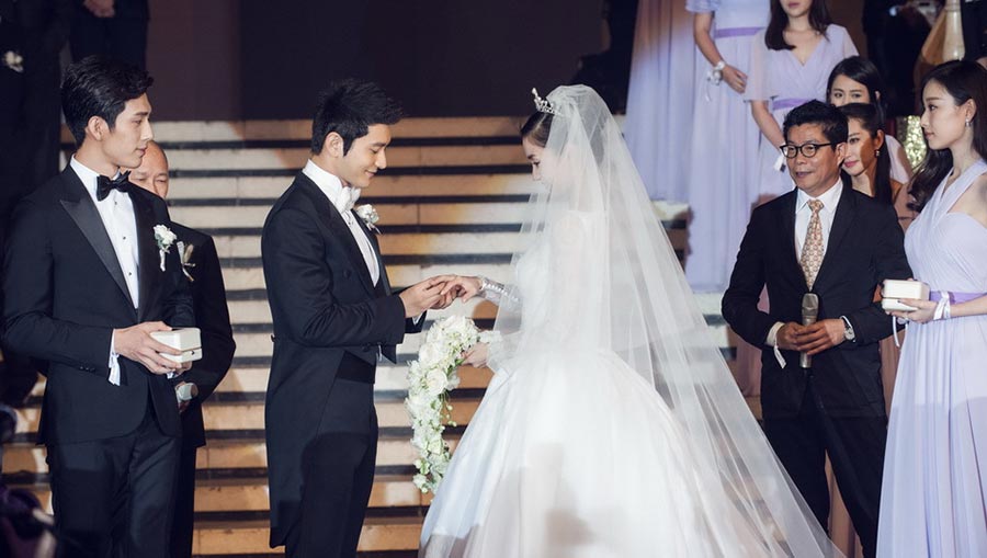 Wedding ceremony of Huang Xiaoming and Angelababy