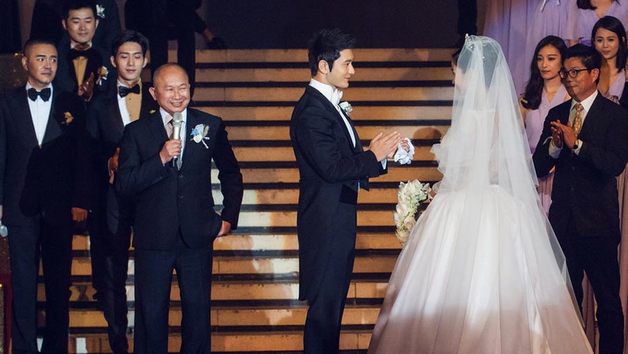 Wedding ceremony of Huang Xiaoming and Angelababy