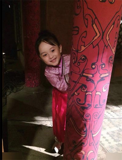 Photos of young Miyue in <EM>The Legend of Miyue </EM>