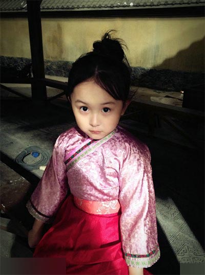 Photos of young Miyue in <EM>The Legend of Miyue </EM>