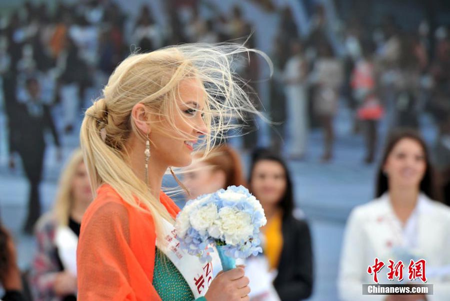 Miss World contestants visit Pingtan in SE China