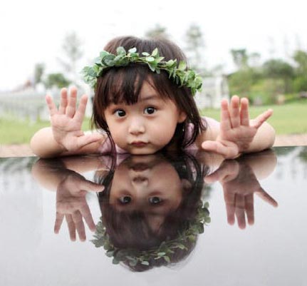 Pictures of child star Liu Chutian