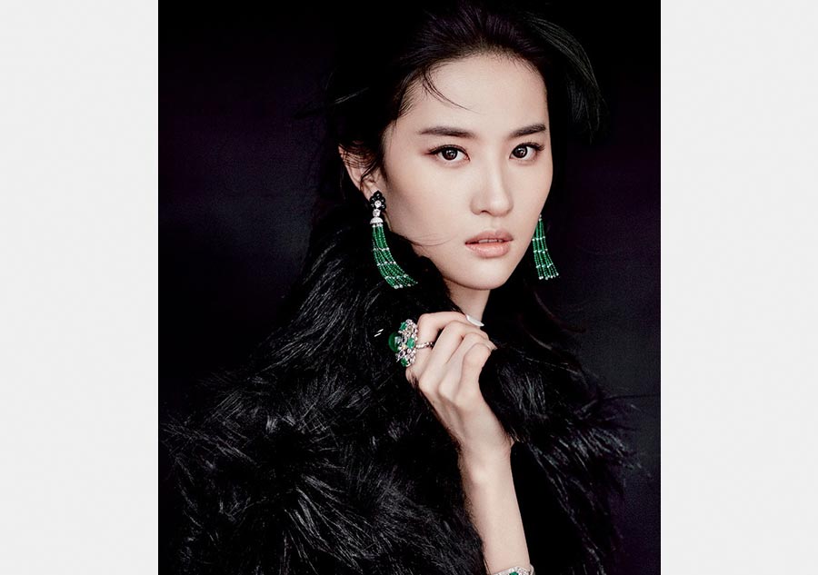 Actress Liu Yifei poses for <EM>Harper's Bazaar</EM>