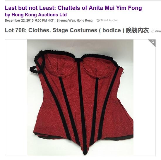Keep late singer's underwear out of auction