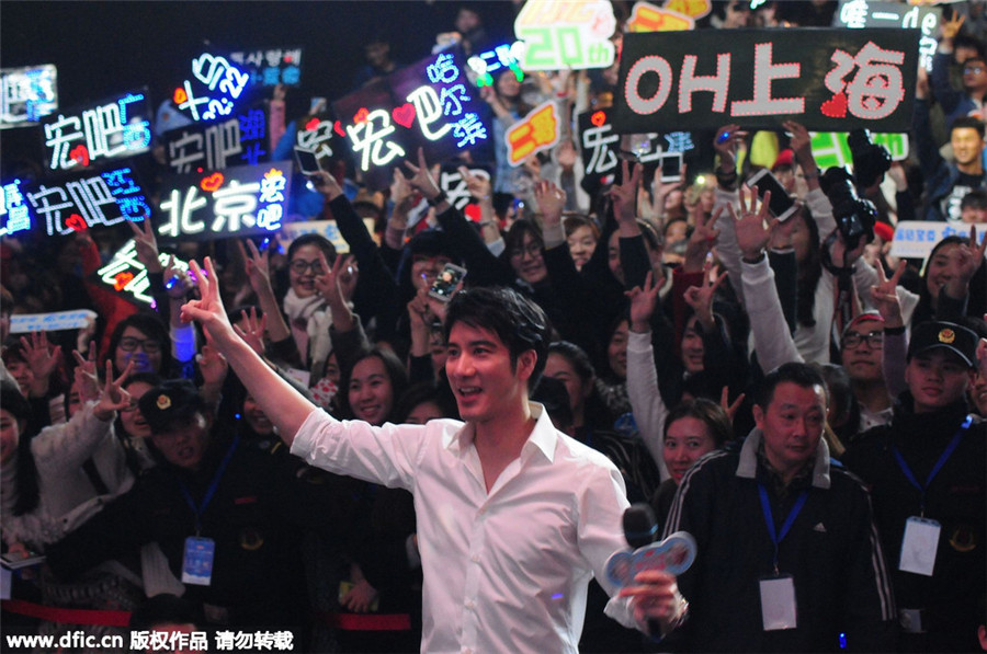 Wang Leehom celebrates his 20th anniversary in show business