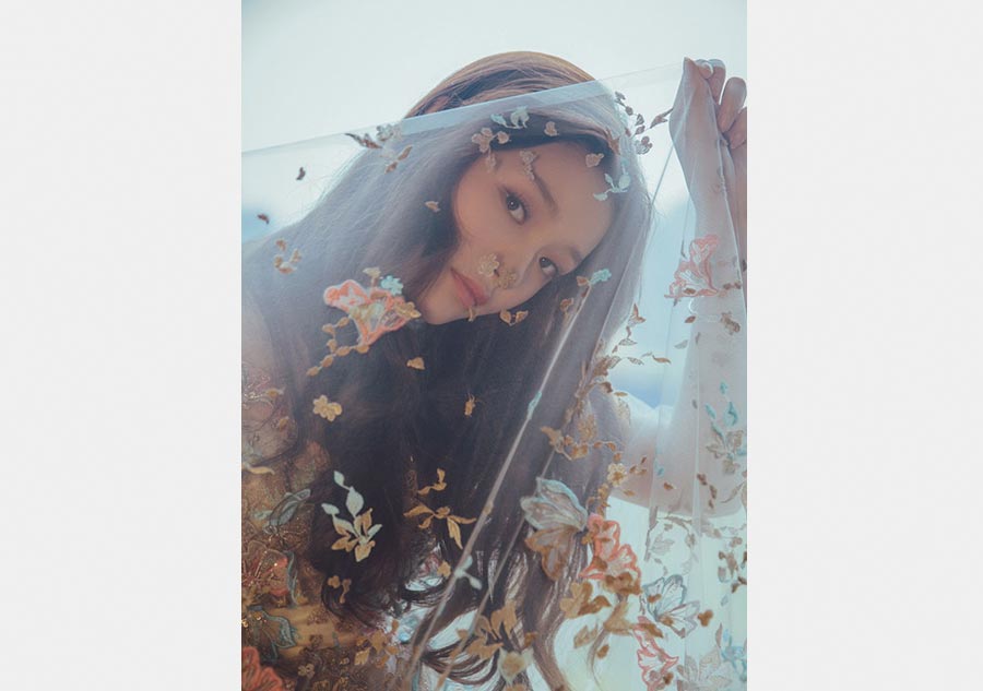 Vintage style photos of Lin Yun