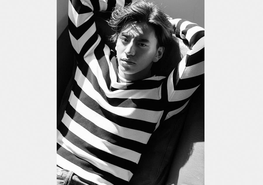 Darren Wang in monochromatic photos