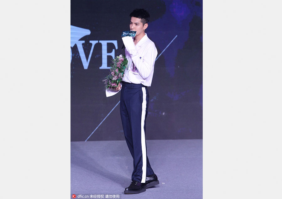Kris Wu promotes 'Sweet Sixteen' in Beijing