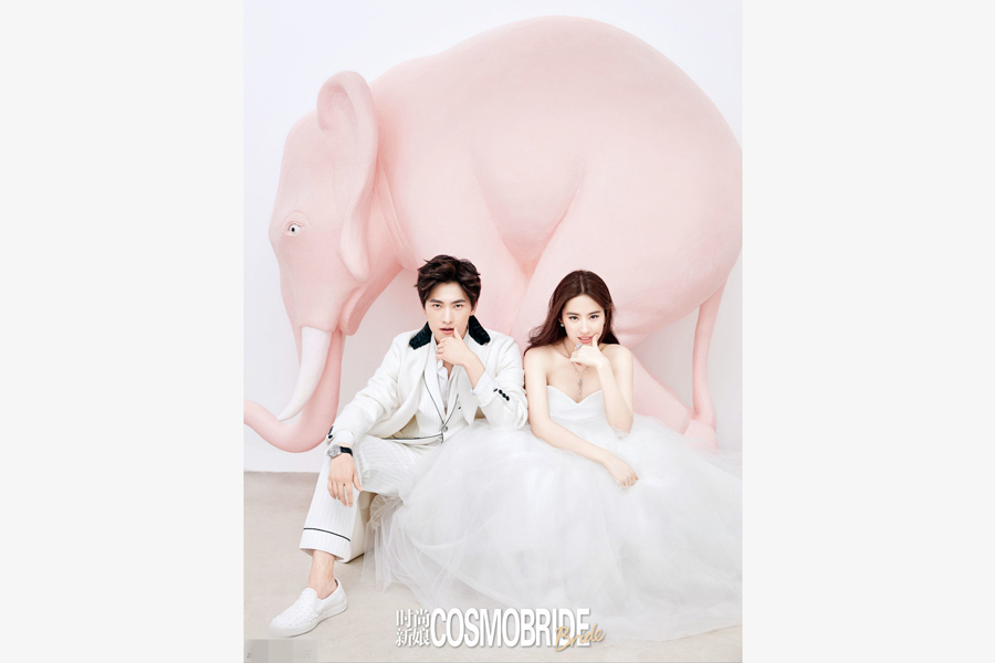 Liu Yifei and Yang Yang pose for fashion magazine