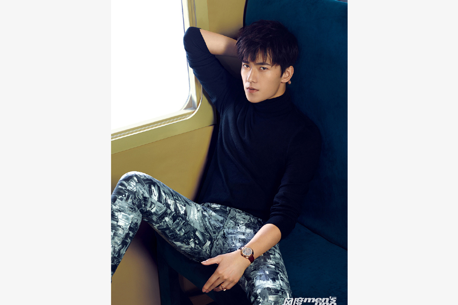 Actor Yang Yang poses for Men's Uno magazine