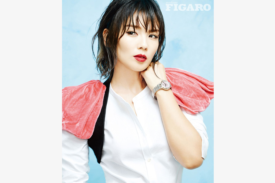 Actress Liu Tao poses for 'Figaro' magazine