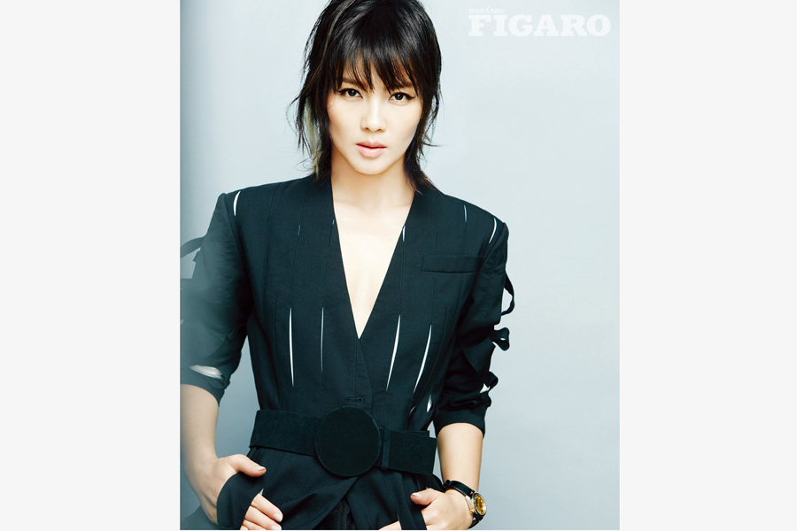 Actress Liu Tao poses for 'Figaro' magazine