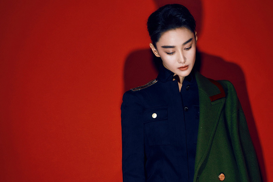 Actress Zhang Xingyu shoots for fashion photos