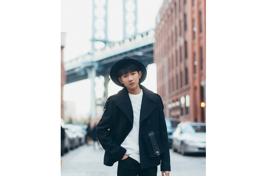 Emerging star Wang Yuan spotted in New York