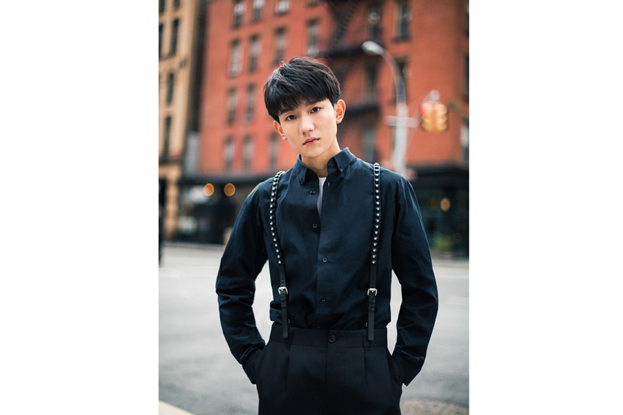 Emerging star Wang Yuan spotted in New York