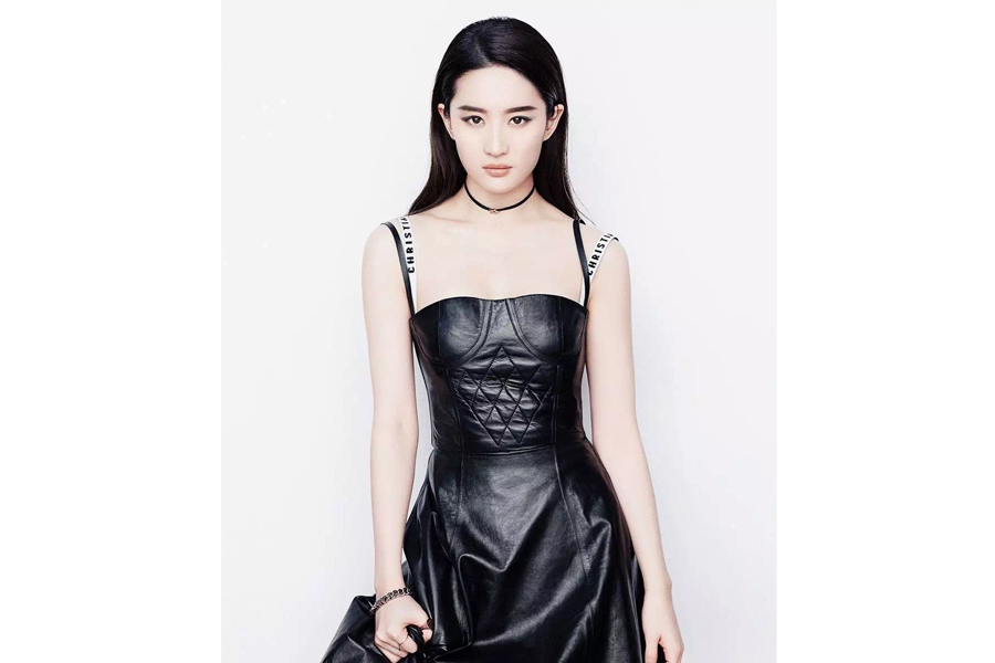 Chinese actress Liu Yifei poses for a magazine