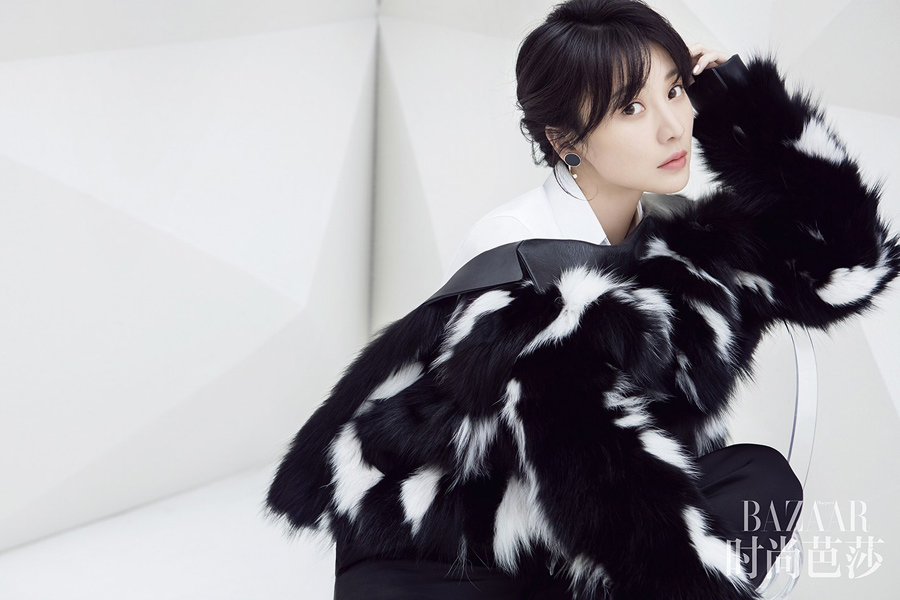 Actress Liu Yan covers fashion magazine[1]- C