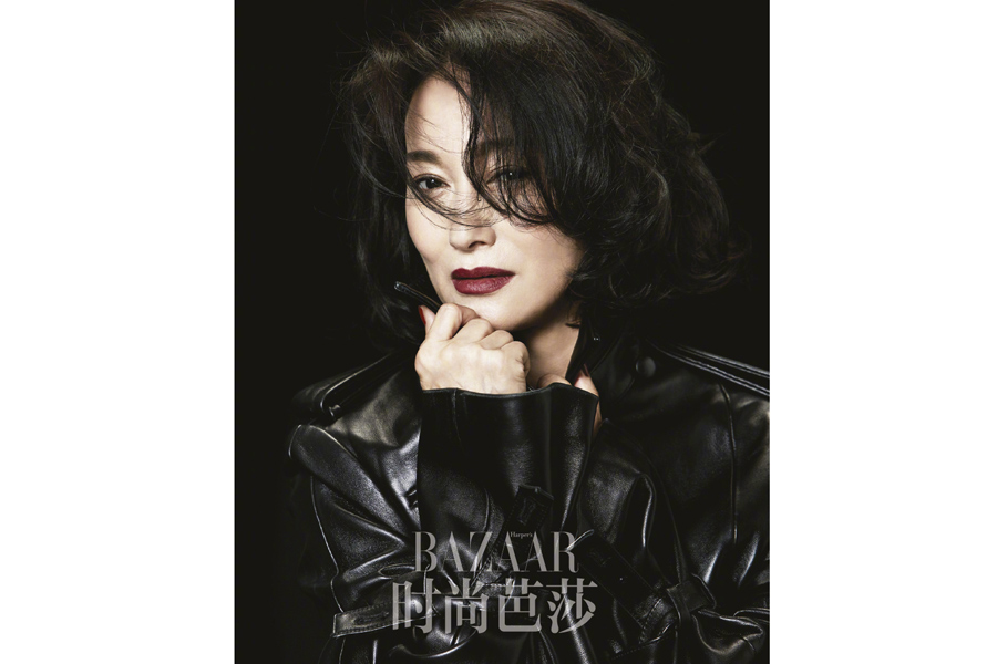 Chinese actress Kara Wai poses for fashion magazine