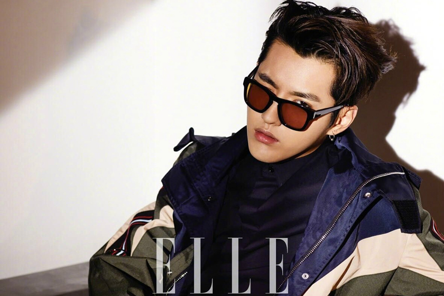 Fashion icon Kris Wu poses for the fashion magazine