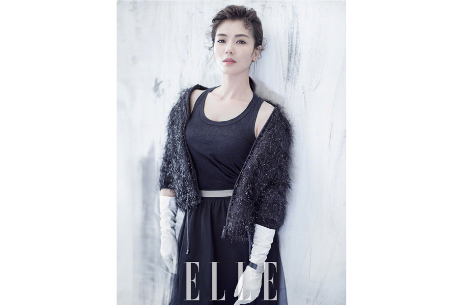 Actress Liu Tao poses for fashion magazine