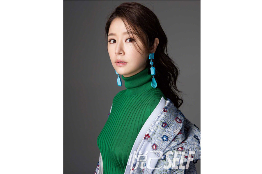 Actress Ruby Lin poses for fashion magazine