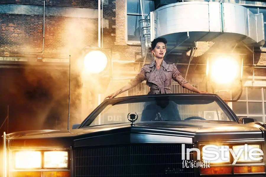 Fashion icon Cecilia Cheung poses for the fashion magazine