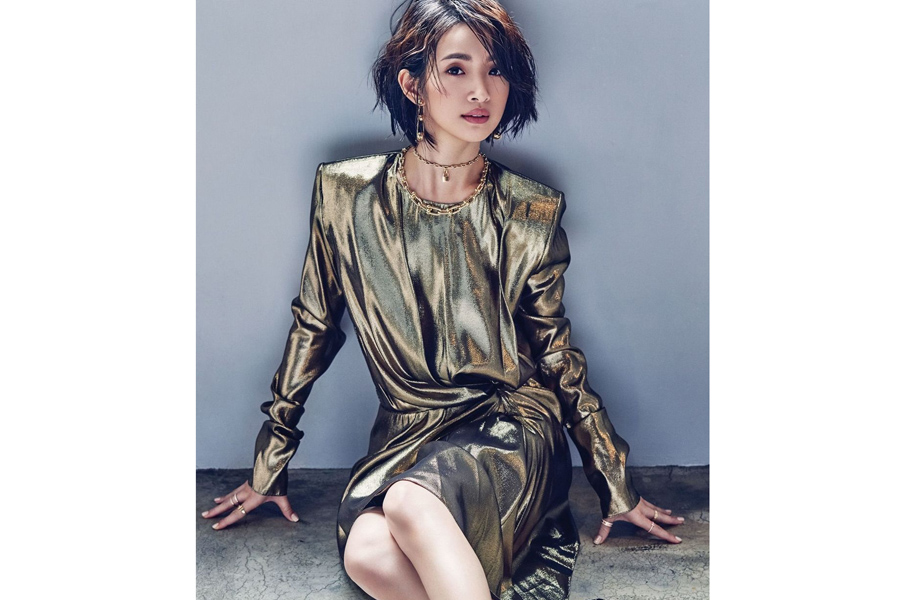 Actress Ariel Lin poses for fashion magazine