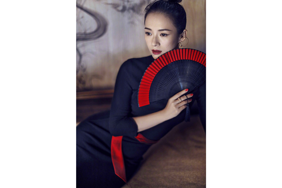 Fashion icon Zhang Ziyi poses for fashion magazine