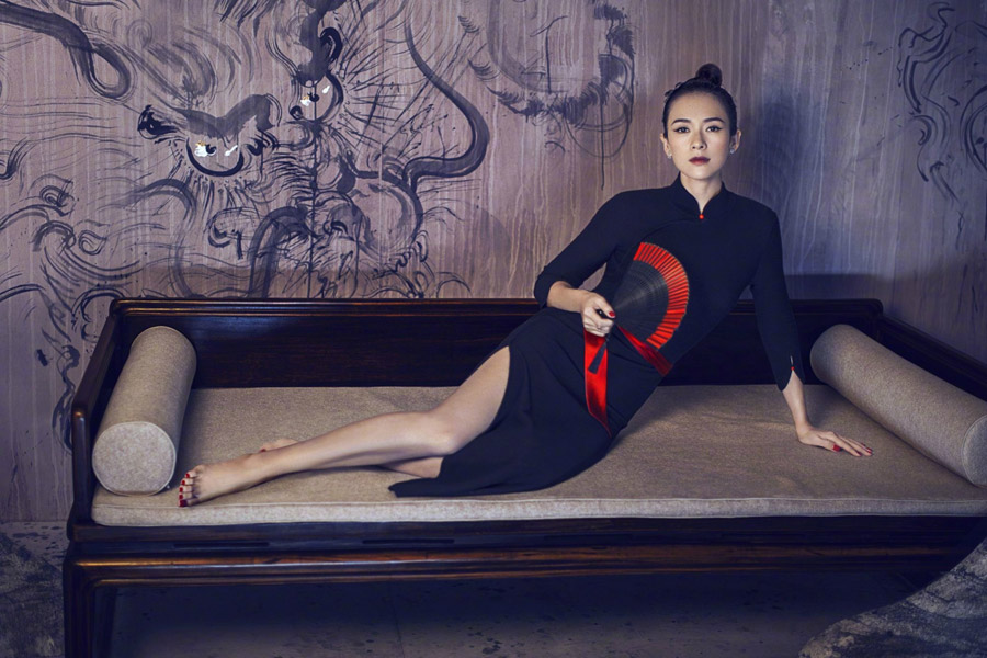 Fashion icon Zhang Ziyi poses for fashion magazine