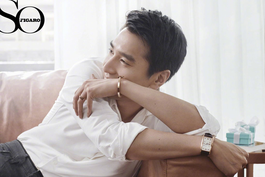 Actor Mark Chao poses for the fashion magazine