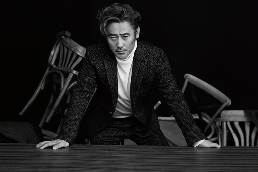 Actor Wu Xiubo poses for the fashion magazine