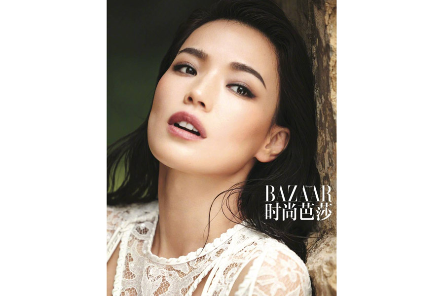 Actress Shu Qi poses for the fashion magazine