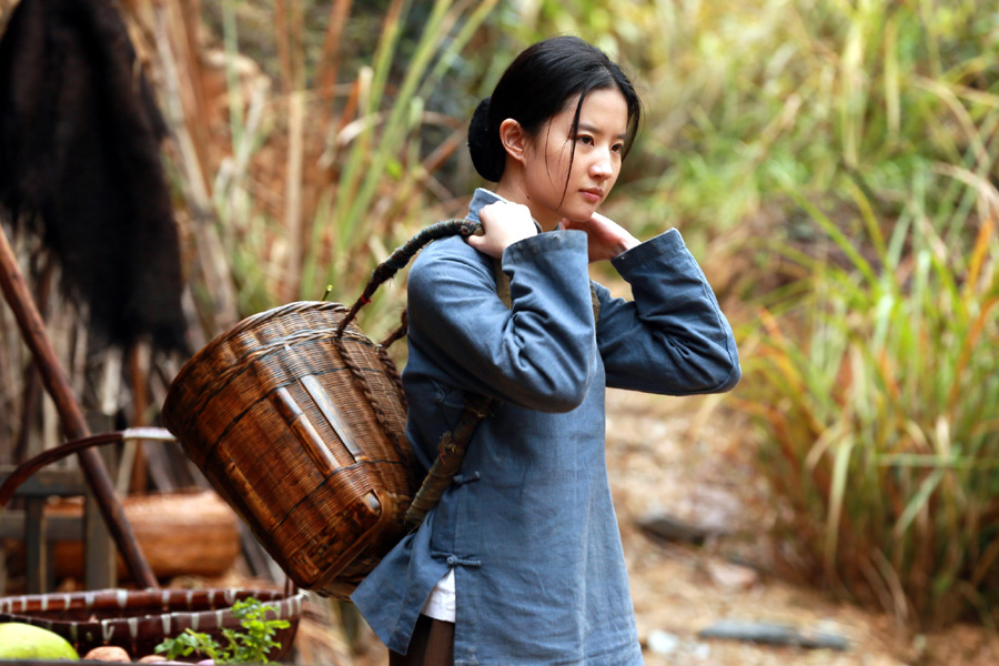 Actress Liu Yifei spotted in the film 'Rescuing Flying Tiger'