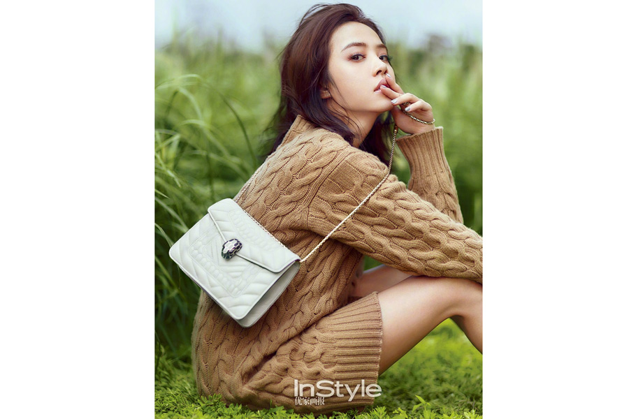 Pop singer Jolin Tsai poses for fashion magazine