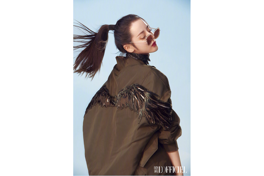 Pop star Dilraba Dilmurat poses for fashion magazine