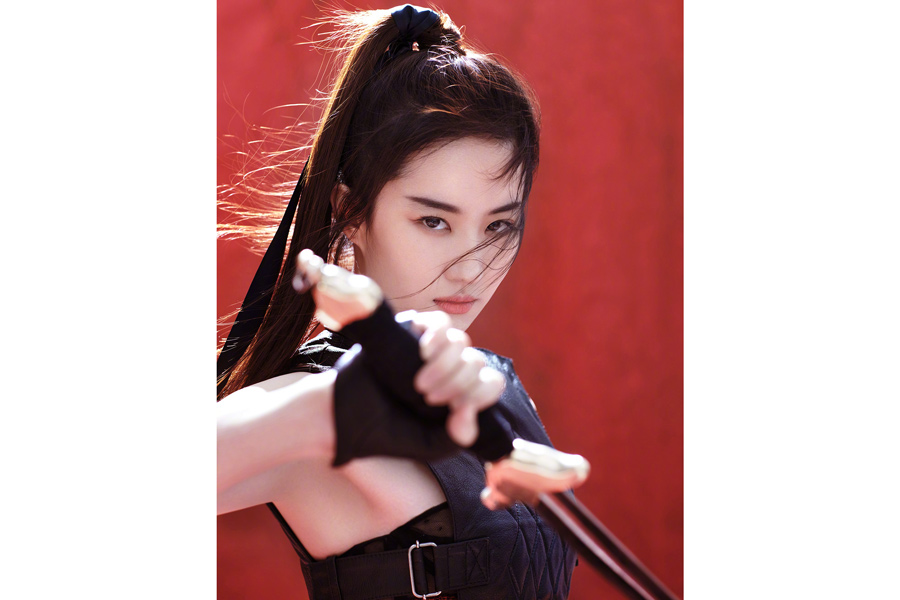 Fashion icon Liu Yifei poses for fashion magazine