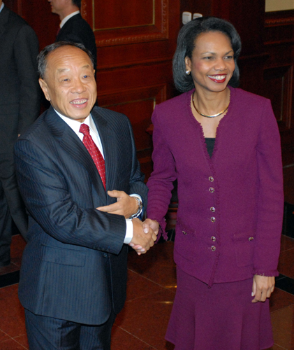 rice, condoleezza rice, north korea, nuclear test