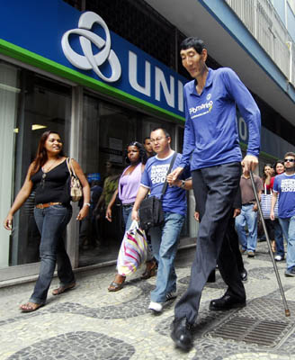 ,,Xi Shun,,world's tallest living man,,,