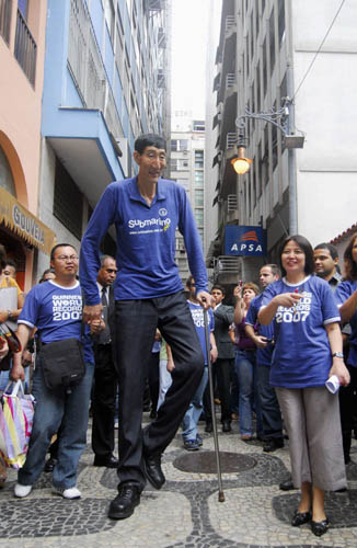 ,,Xi Shun,,world's tallest living man,,,