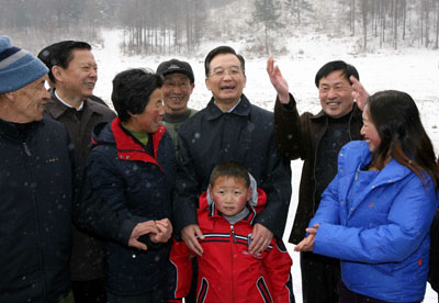 wen jiabao,spring festival