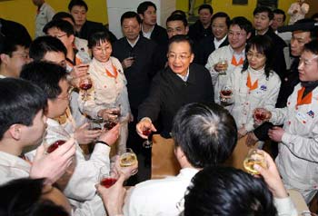 wen jiabao,spring festival