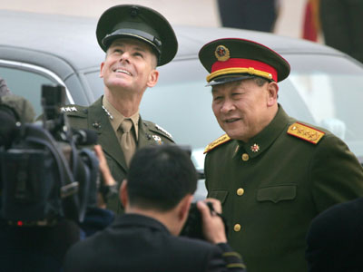 ,united state,military,peter pace,cao gangchuan,