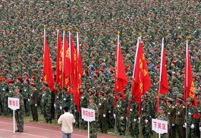 reservists,pla,nanjing
