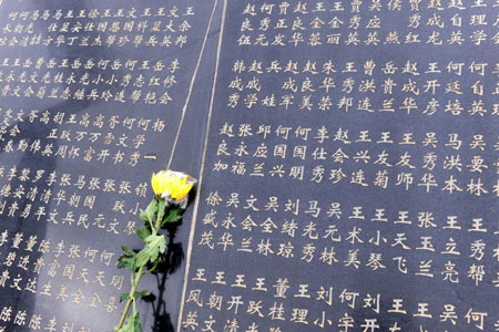 China marks 1st anniversary of Wenchuan earthquake