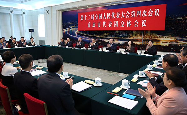 Premier Li meets delegates from Chongqing