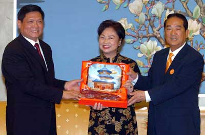 Soong delivers speech at Tsinghua