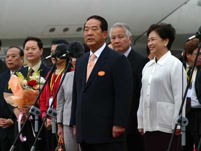 Soong delivers speech at Tsinghua