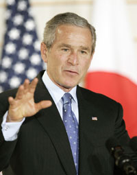 Bush: US supports 'one-China' policy